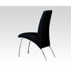 Pervis - Side Chair, alternate view 2 with faux leather