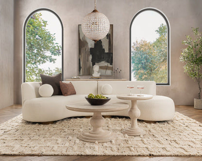 Hera - Round Table, alternate view 7 with wood construction