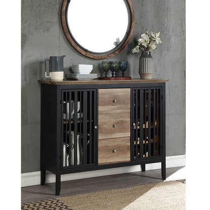 Zudora - Server - Antique Oak & Sandy Black, alternate view 5