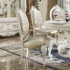 Versailles - Side Chair, alternate view 3 with leather upholstery