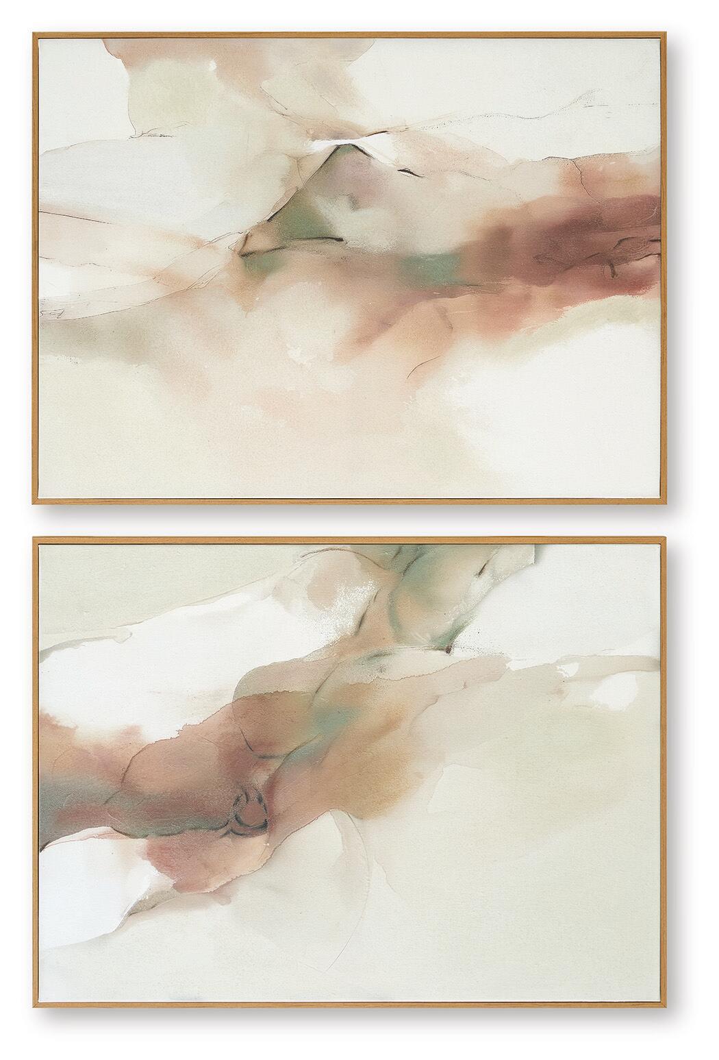 Brettwarth Wall Art Set (Set of 2) Green / Blue / Yellow, gallery image 4