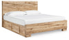 Hyanna - Storage Bed, alternate view 4 with linen fabric