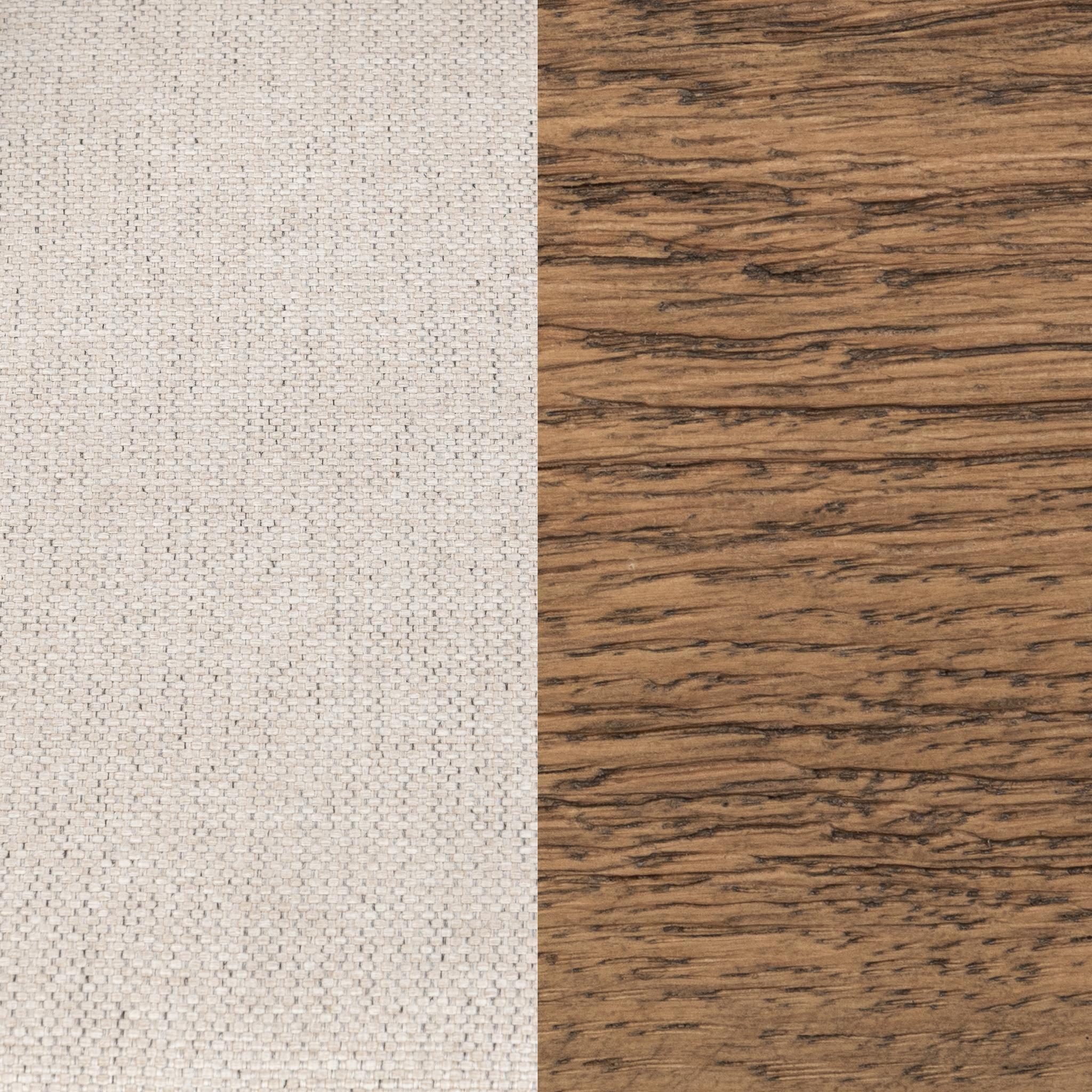 Labelle - Dining Armchair - Tan Oak, alternate view 4 with polyester fabric