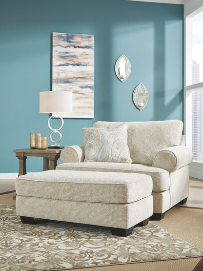Monaghan - Chair and a Half - Sandstone, alternate view 7 with chenille upholstery