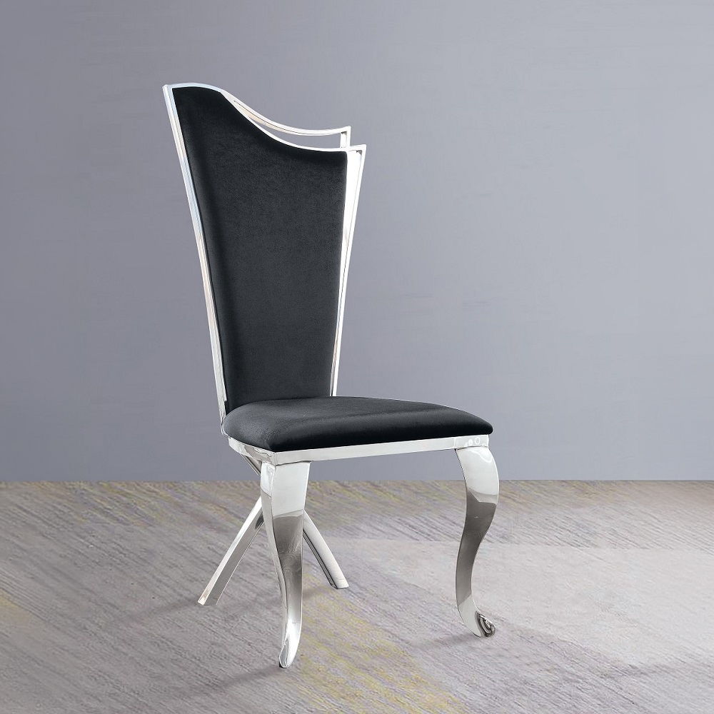 Cyrene - Chair (Set of 2), product view with leather upholstery