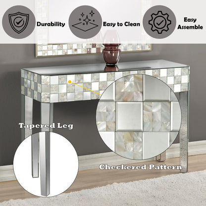 Nasa - Console Table - Mirrored & Mother of Pearl, alternate view 5