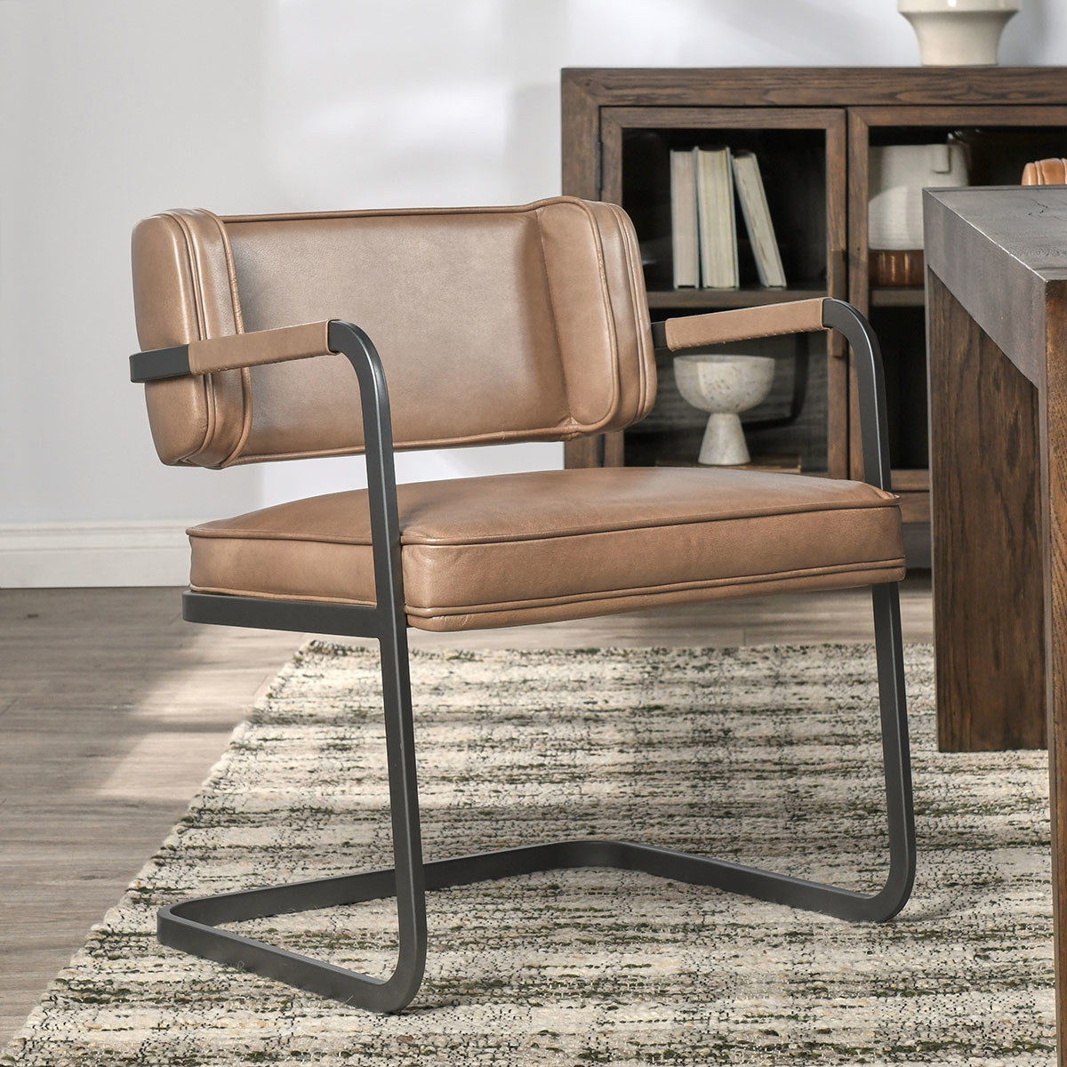 Fonda - Dining Chair, alternate view 18 with top-grain leather