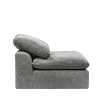 Naveen - Armless Chair, alternate view 9 with linen fabric