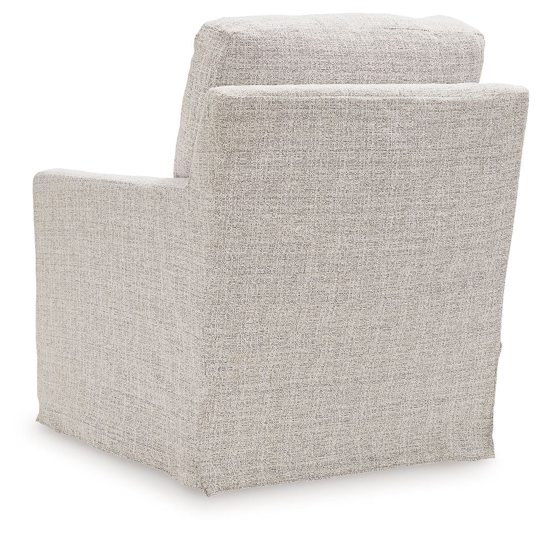 Nenana Next-Gen Nuvella - Swivel Glider Accent Chair, alternate view 6 with stone