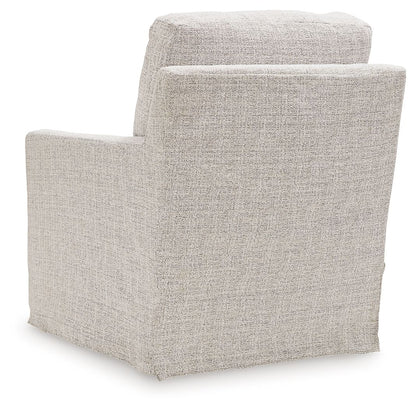 Nenana Next-Gen Nuvella - Swivel Glider Accent Chair, alternate view 6 with stone