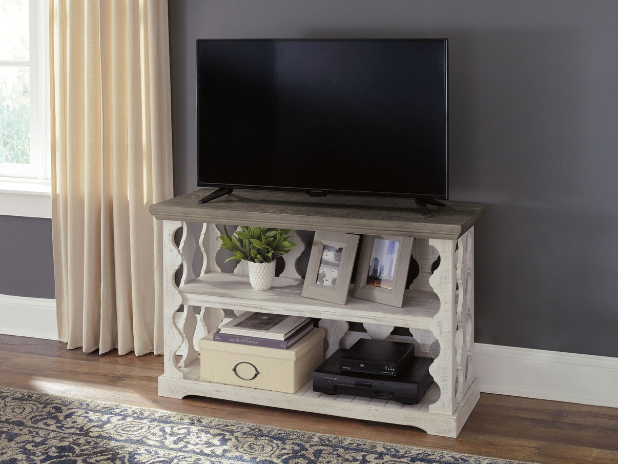 Havalance - Console Sofa Table - Gray / White, alternate view 5 with engineered wood