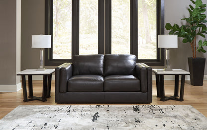 Amiata - Living Room Set, alternate view 8 with faux leather