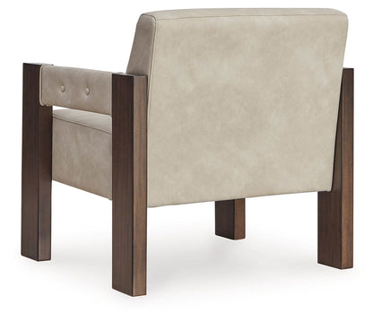 Adlanlock - Accent Chair, alternate view 7 with faux leather