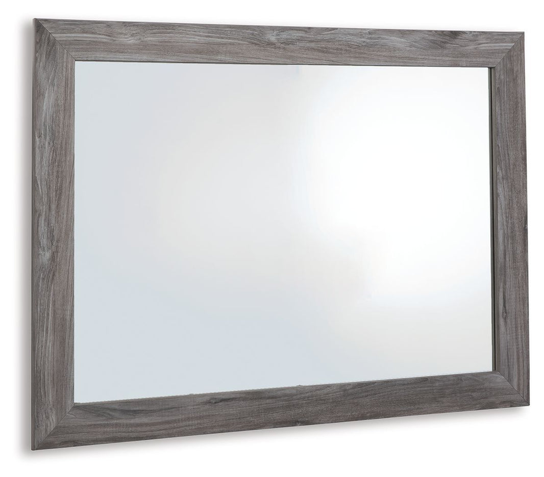 Bronyan - Bedroom Mirror - Dark Gray, product view with engineered wood