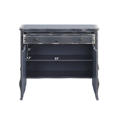 Deianira - Console Cabinet - Antique Gray, alternate view 4 with wood construction