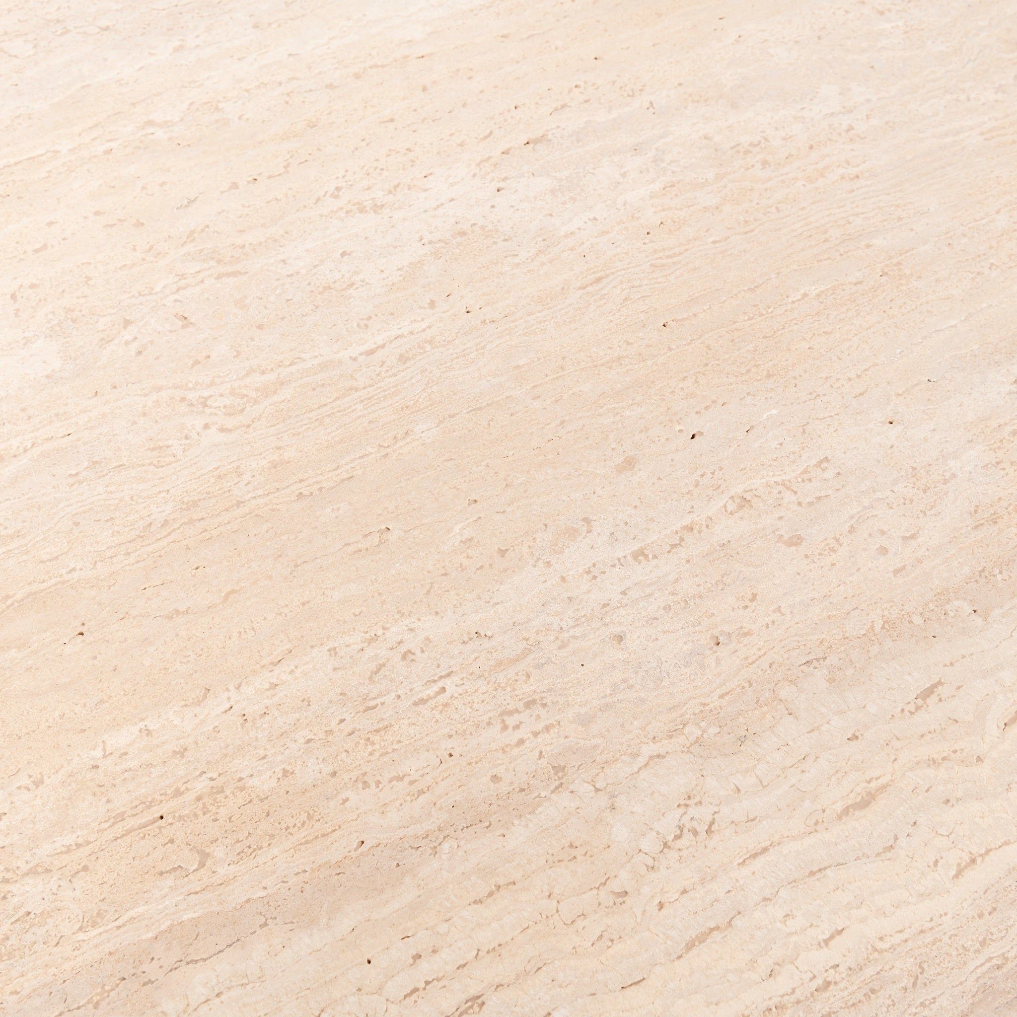 Malani - Travertine Gathering Table, alternate view 9 with metal