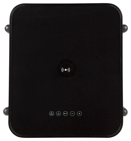 Jorvalee - Accent Table with Speaker - Gray / Black, alternate view 5 with polyester fabric