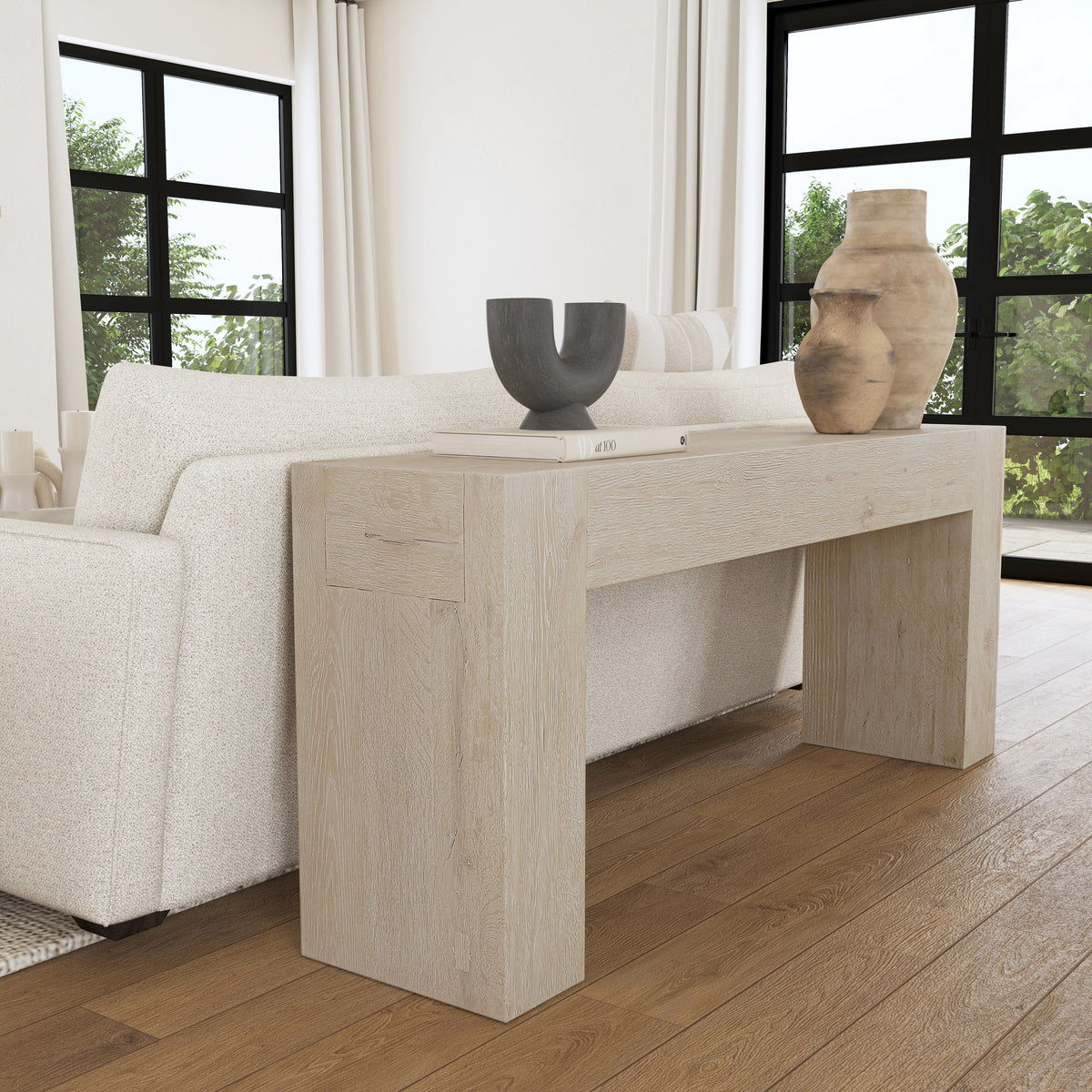 Bristol - Reclaimed Oak Table, alternate view 55 with wood construction