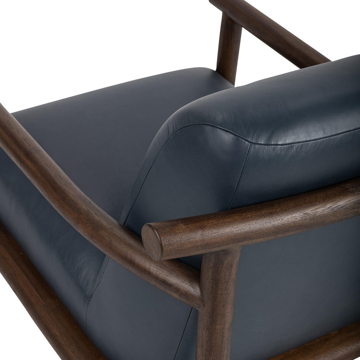 Azoria - Accent Chair, alternate view 10 with top-grain leather