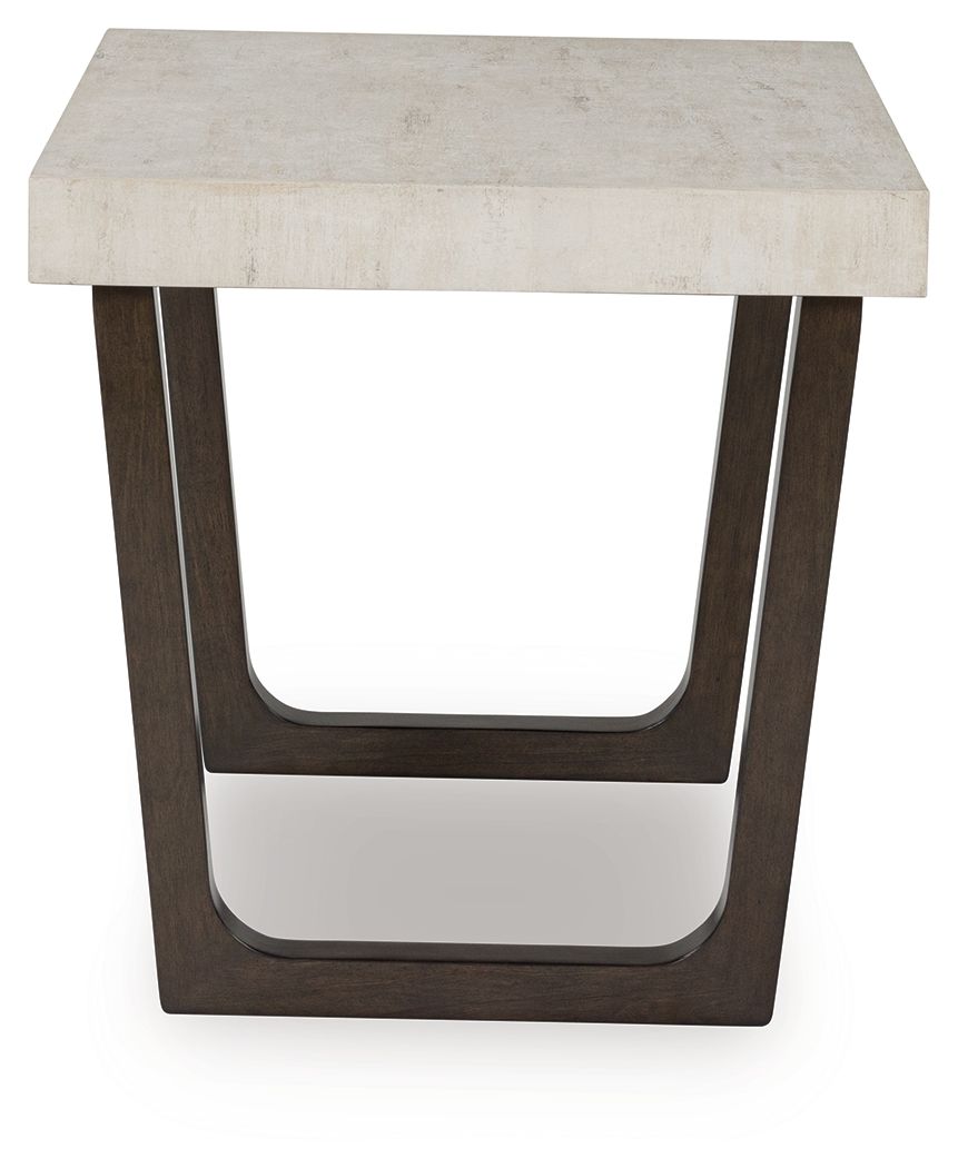 Westenfort - Occasional Table Set (Set of 2) - Espresso / Gray, alternate view 5 with wood construction