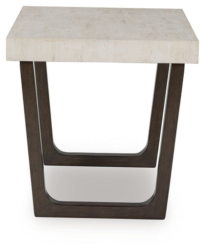 Westenfort - Occasional Table Set (Set of 2) - Espresso / Gray, alternate view 5 with wood construction