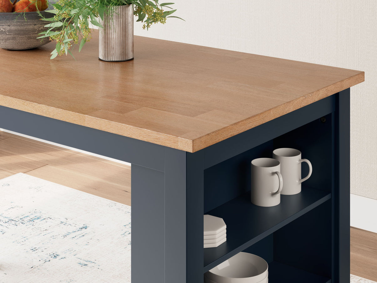 Gesthaven - Rectangular Dining Room Counter Table, alternate view 21 with wood construction