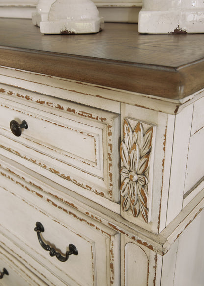 Realyn - Dresser, alternate view 16 with wood construction