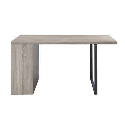 Patwin - Dining Table - Gray Oak & Black, alternate view 7 with wood construction