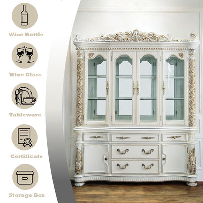 Vendome - Hutch & Buffet, alternate view 5 with glass