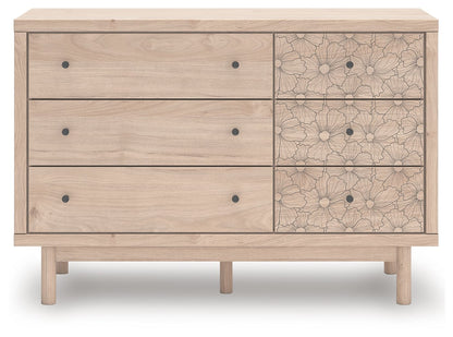 Arloster - Six Drawer Dresser, alternate view 12 with wood construction