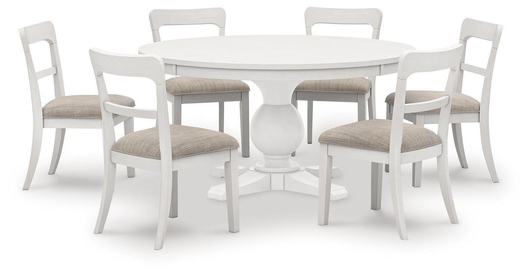 Greddinton - Round Dining Table Set