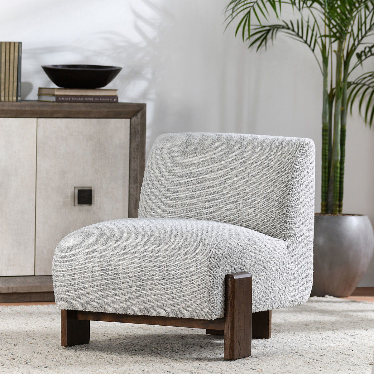 Chelsea - Accent Chair, alternate view 4 with wood construction