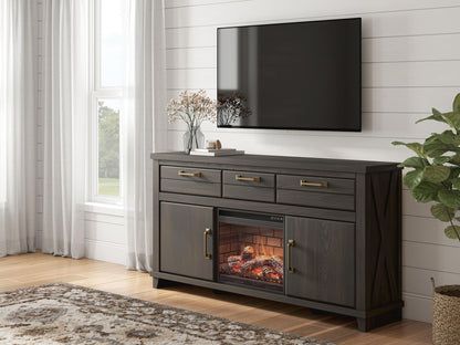 Brazen Valley - TV Stand With Fireplace Option