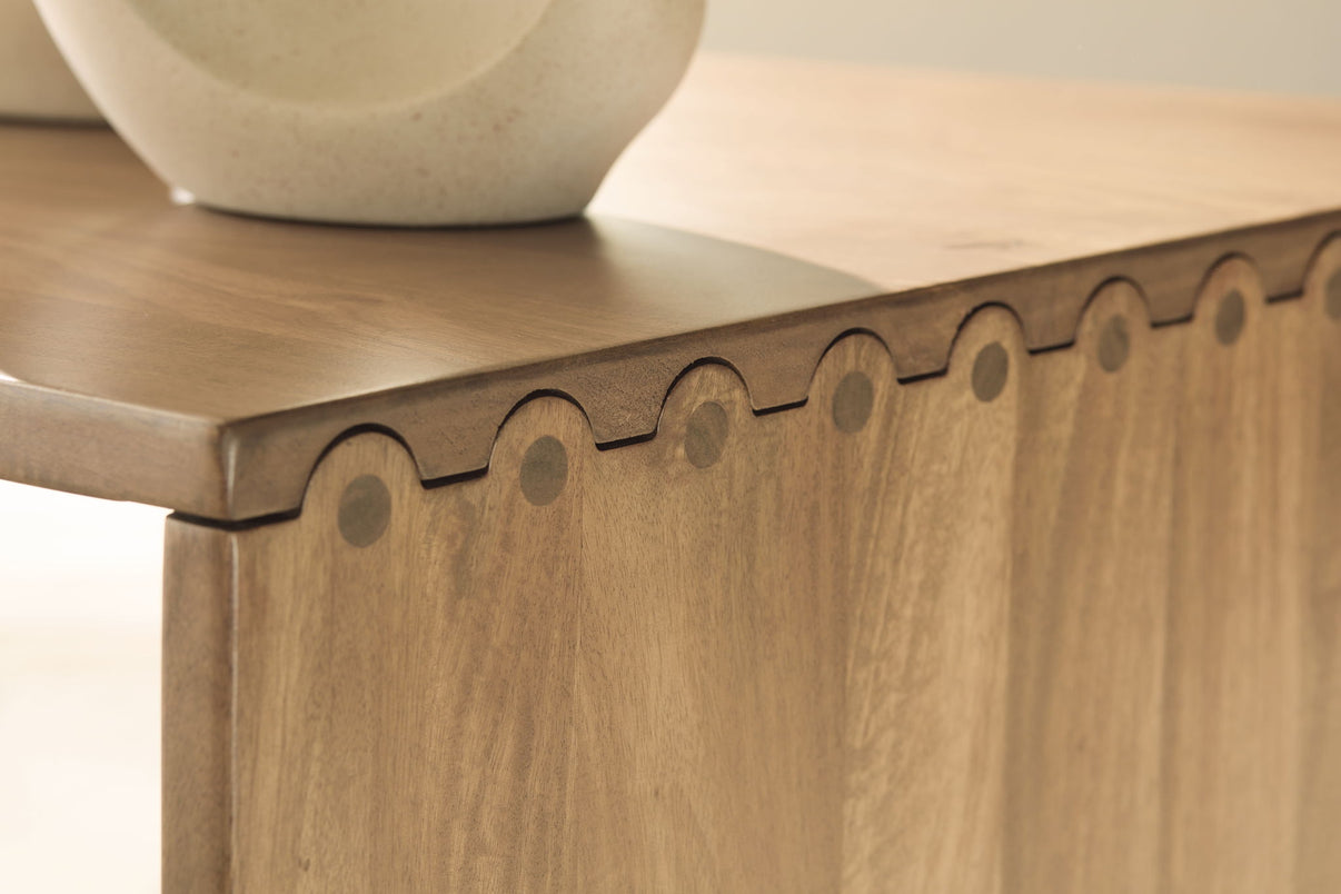 Ella Grove - Rectangular Table, alternate view 7 with wood construction