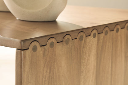 Ella Grove - Rectangular Table, alternate view 7 with wood construction