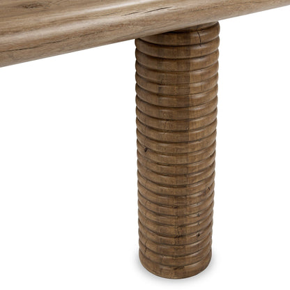Ilaria - Rectangle Console Table - Sand Washed, alternate view 3 with wood construction