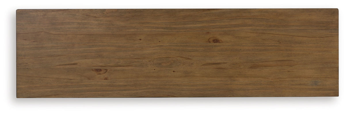 Feddinger - Dresser - Medium Brown, alternate view 4 with wood construction