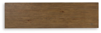 Feddinger - Dresser - Medium Brown, alternate view 4 with wood construction