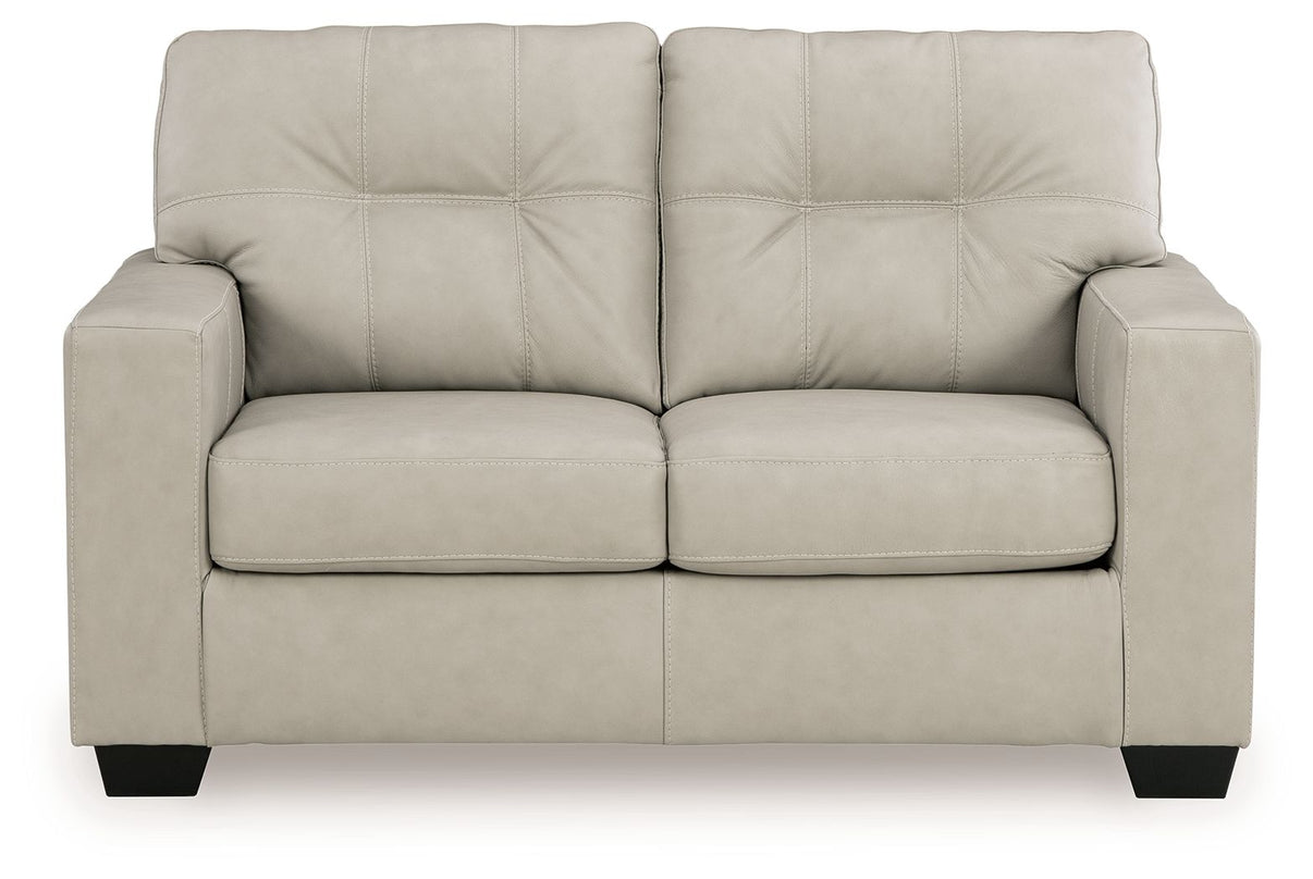 Santorine - Living Room Set, alternate view 21 with faux leather