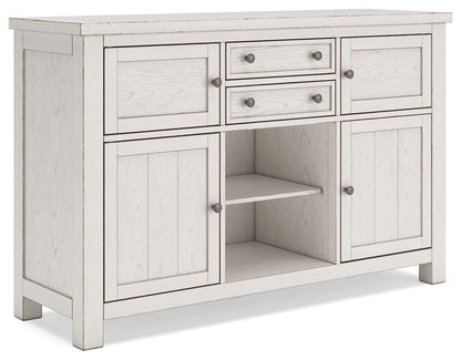 Robbinsdale - Rectangular Counter Height Dining Extension Table Set, alternate view 8 with wood construction