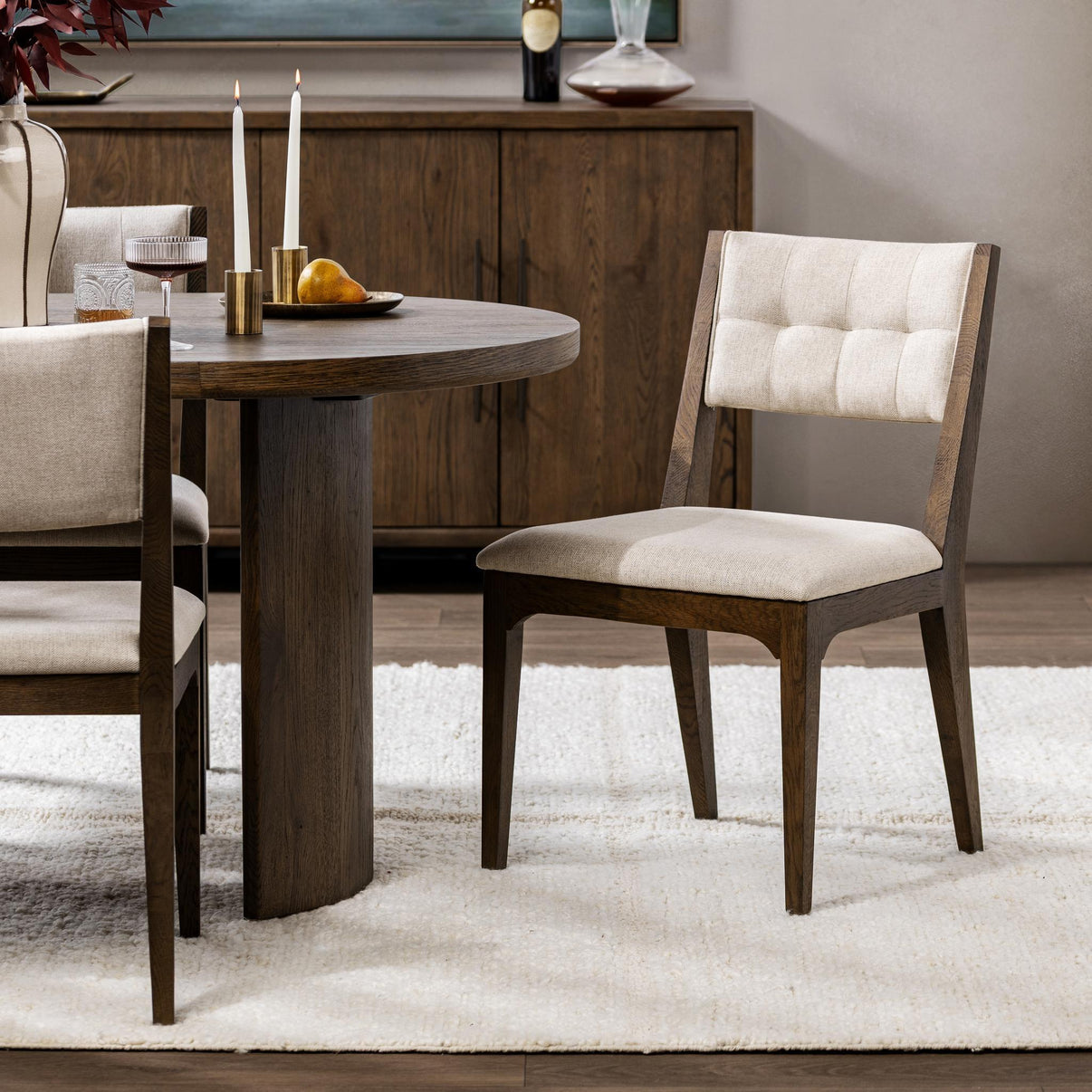 Estelle - Dining Chair (Set of 2) - Soft Cocoa, alternate view 2 with polyester fabric