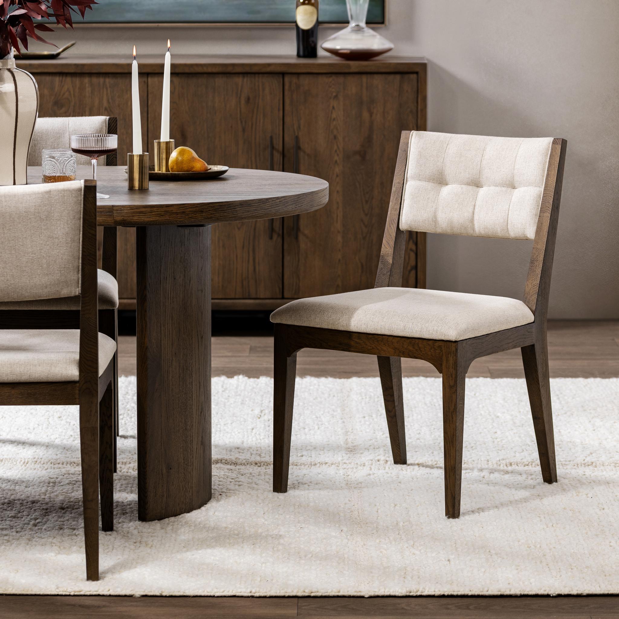 Estelle - Dining Chair (Set of 2) - Soft Cocoa, alternate view 2 with polyester fabric
