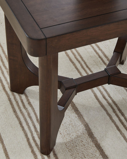 Korestone - Rectangular Cocktail Table, alternate view 13 with wood construction