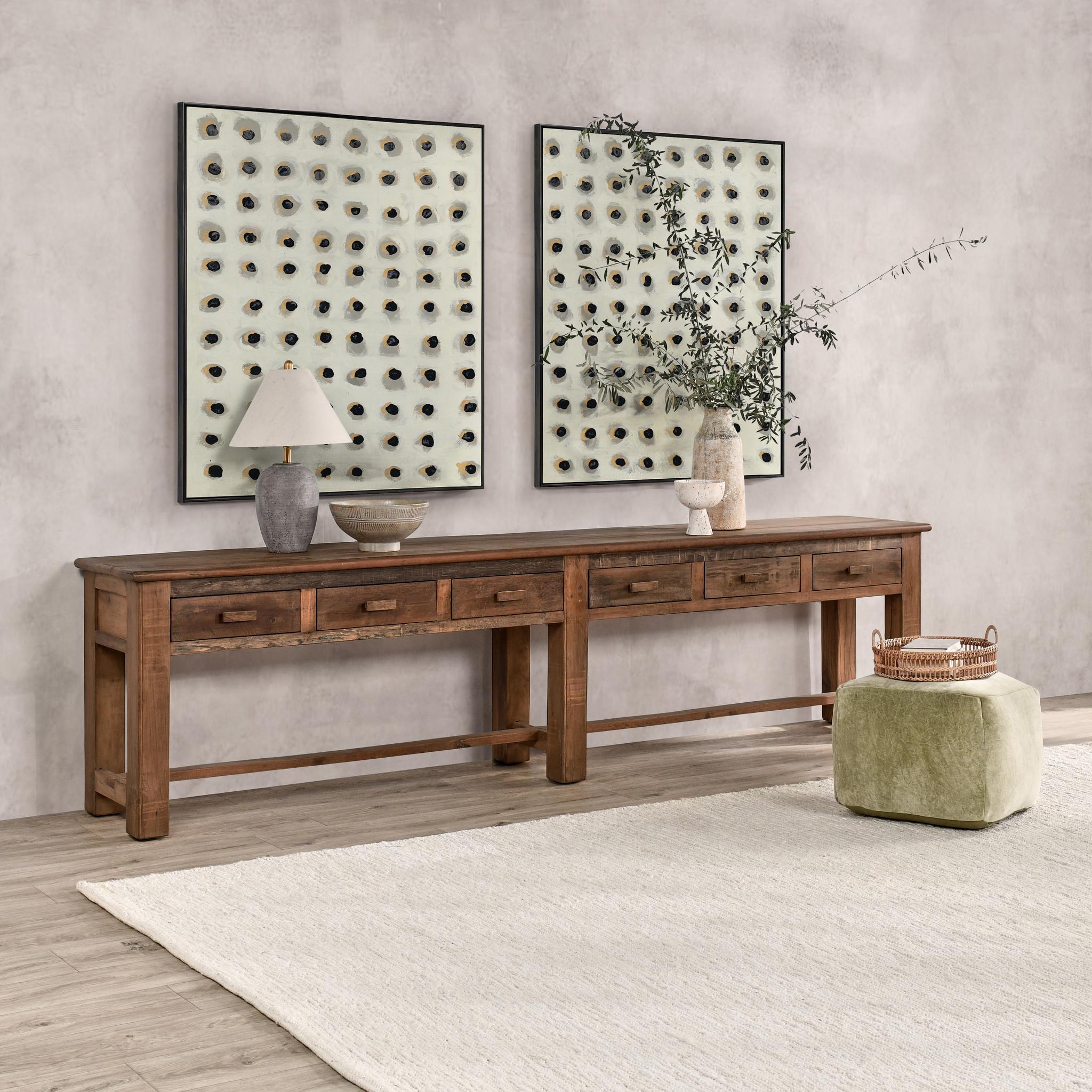 Ezra - Reclaimed Wood Console Table, alternate view 9