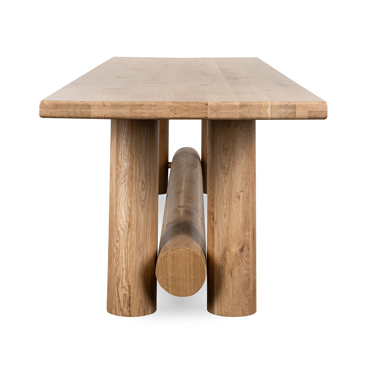 Foundation - Gathering Table - Light Oak, alternate view 6 with wood construction