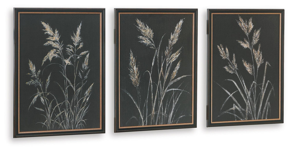 Janisburg Wall Art Set (Set of 3) Black / White / Brown, gallery image 4