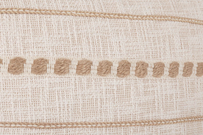 Lago - Pillow - Ivory / Natural, alternate view 4 with linen fabric