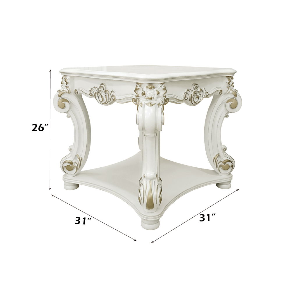 Vendome - 31" End Table - Antique Pearl, alternate view 7