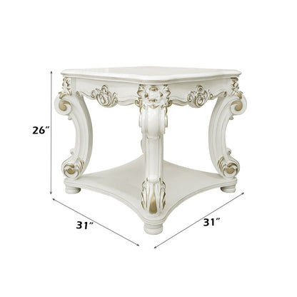 Vendome - 31" End Table - Antique Pearl, alternate view 7
