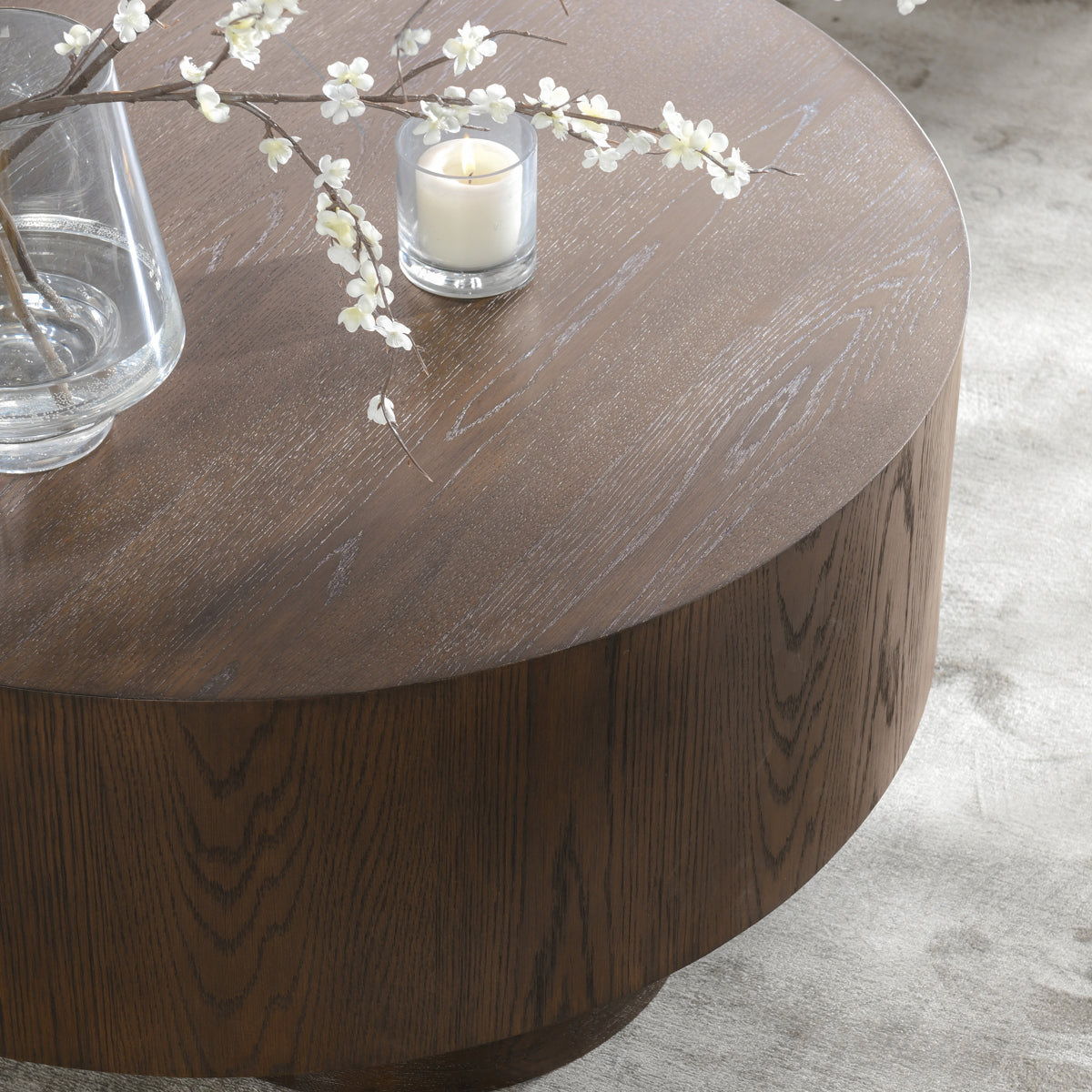 Runa - Oak Veneer 42" Coffee Table, alternate view 2